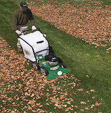 Leaf Clearing - Leaf lifter vacuums - Quest Landscape Services, Isle of Man